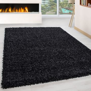 Life Shaggy alfombra pelo largo corredor 100x200cm antracita