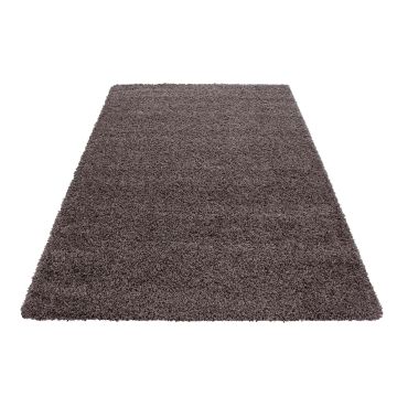 Life Shaggy alfombra pelo largo corredor 100x200cm topo