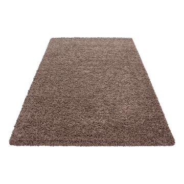 Dream Shaggy alfombra pelo largo rectangular 65x130cm moca