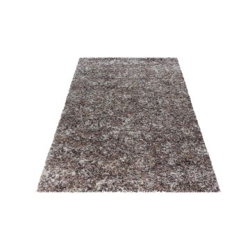 Enjoy Shaggy alfombra pelo largo rectangular 120x170cm beige