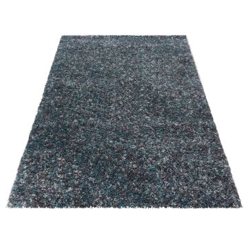 Enjoy Shaggy alfombra pelo largo rectangular 120x170cm azul