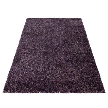 Enjoy Shaggy alfombra pelo largo rectangular 120x170cm morado