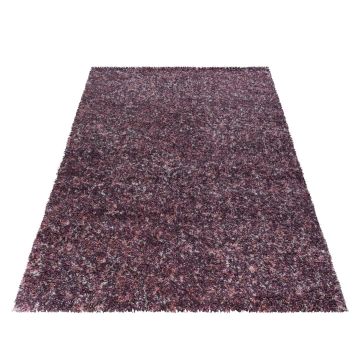 Enjoy Shaggy alfombra pelo largo rectangular 120x170cm rosa