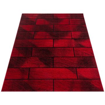 Beta Walx alfombra pelo corto rectangular 160x230cm rojo