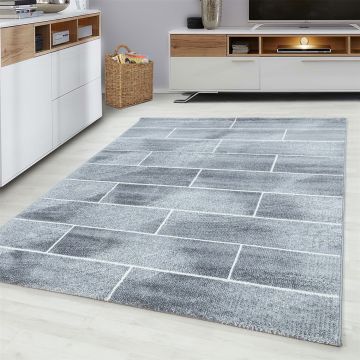 Beta Walx alfombra pelo corto rectangular 200x290cm gris