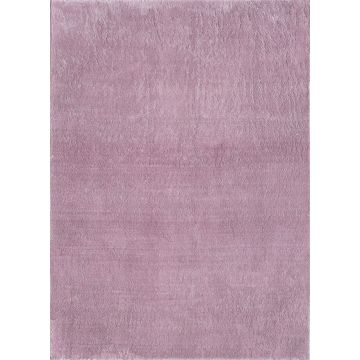 Catwalk antideslizante alfombra pelo corto rectangular 240x340cm morado