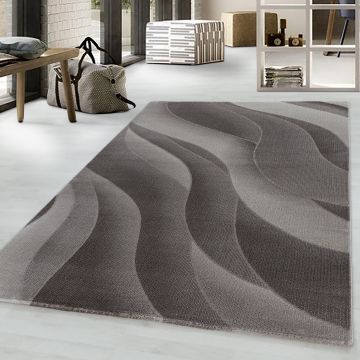 Costa Golf alfombra pelo corto corredor 80x250cm marrón