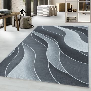 Costa Golf alfombra pelo corto corredor 80x250cm gris