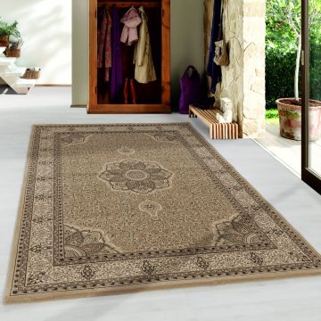 Kashmir Indi alfombra pelo corto rectangular 300x400cm beige