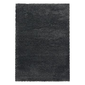 Fluffy Shaggy alfombra pelo largo corredor 80x250cm gris