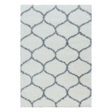 Salsa Shaggy alfombra peluda pelo largo rectangular 280x370cm crema