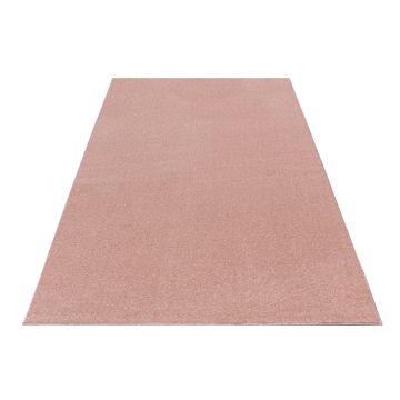 Ata alfombra pelo corto corredor 80x250cm rosa