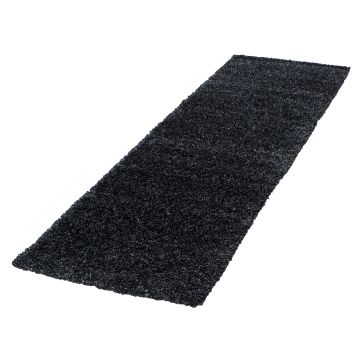 Life Shaggy alfombra pelo largo corredor 80x250cm antracita