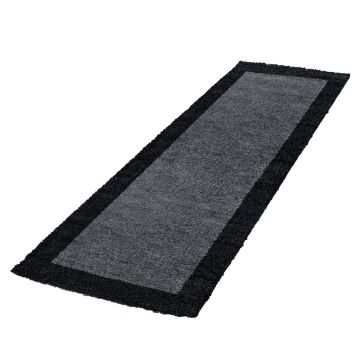 Life Shaggy Sombra alfombra pelo largo corredor 80x250cm antracita