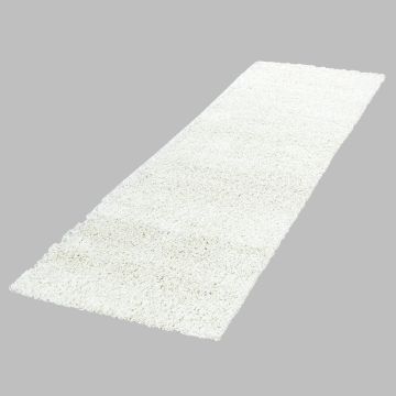 Life Shaggy alfombra pelo largo corredor 80x250cm crema