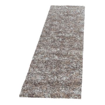 Enjoy Shaggy alfombra pelo largo corredor 80x250cm beige