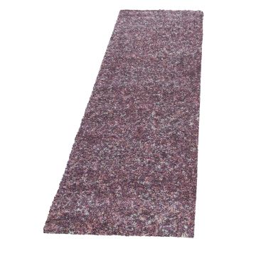 Enjoy Shaggy alfombra pelo largo corredor 80x250cm rosa