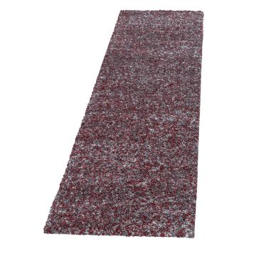 Enjoy Shaggy alfombra pelo largo corredor 80x250cm rojo