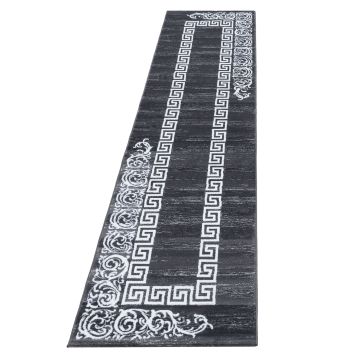 Miami Henna alfombra pelo corto corredor 80x300cm gris