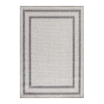 Aruba Meydan alfombra interior/exterior tejido plano rectangular 60x100cm yute crema