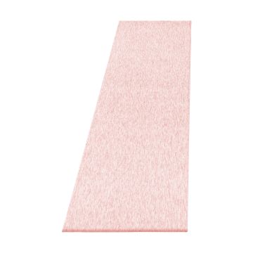 Nizza alfombra de bucle corredor 80x250cm rosa