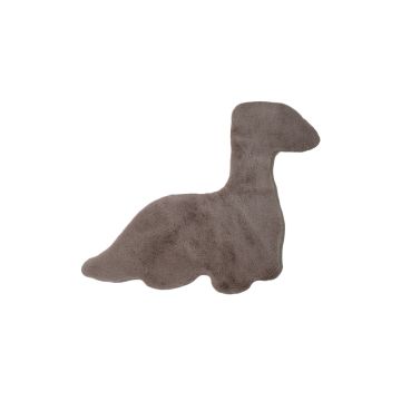 Caty Dino alfombra infantil unicolor fluffy esponjoso pelo largo 80x100cm beige