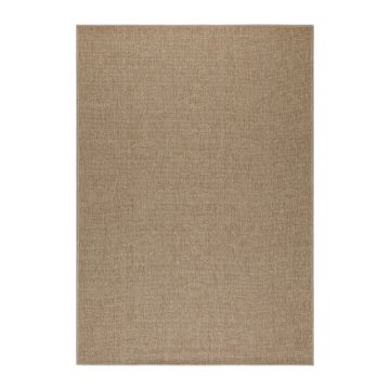 Dhaka Baita alfombra interior/exterior corredor 80x250cm yute beige