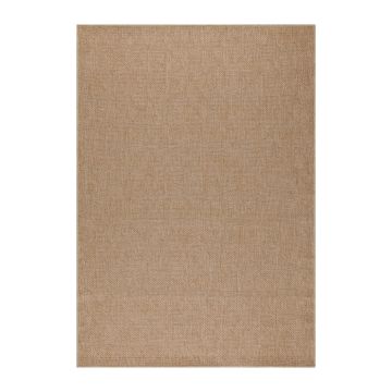 Dhaka Ricka alfombra interior/exterior corredor 80x250cm yute beige