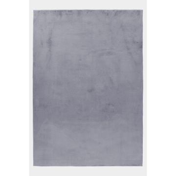 Pouffy alfombra fluffy esponjoso pelo largo corredor 80x150cm gris