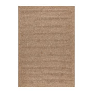 Dhaka Pohel alfombra interior/exterior corredor 80x250cm yute beige