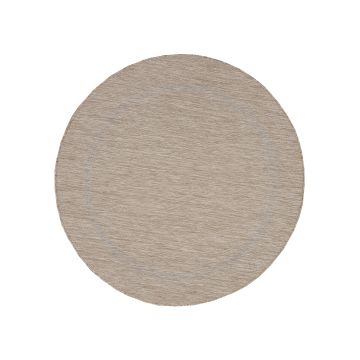 Relax Tranqua alfombra interior/exterior redondo Ø 200cm beige