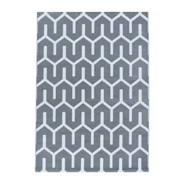 Costa Blas alfombra pelo corto rectangular 240x340cm gris