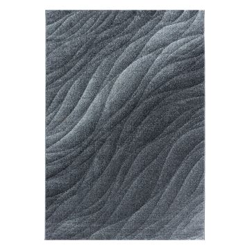 Ottawa Desierto alfombra pelo corto rectangular 120x170cm gris