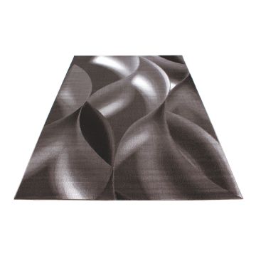 Plus Scala alfombra pelo corto rectangular 160x230cm marrón