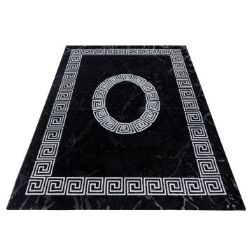Plus Laby alfombra pelo corto rectangular 160x230cm negro