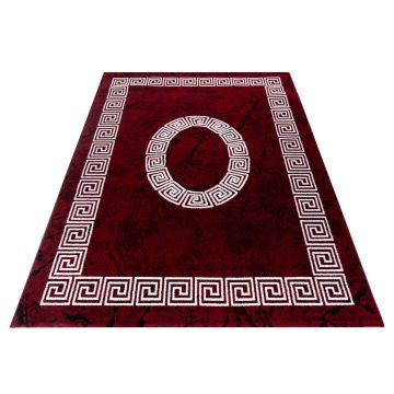 Plus Laby alfombra pelo corto rectangular 160x230cm rojo