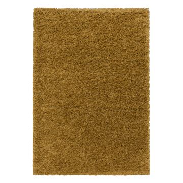 Sydney Shaggy alfombra peluda pelo largo rectangular 200x290cm oro