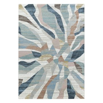 Royal Spiral alfombra pelo corto rectangular 160x230cm multicolor