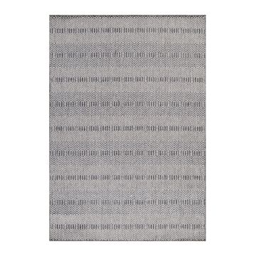 Aruba Frequen alfombra interior/exterior tejido plano corredor 80x250cm gris