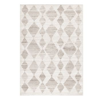 Taznaxt Fas alfombra pelo corto corredor 80x250cm crema
