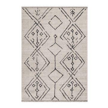 Taznaxt Tribal alfombra pelo corto corredor 80x250cm beige