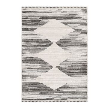 Taznaxt Jamila alfombra pelo corto corredor 80x250cm crema