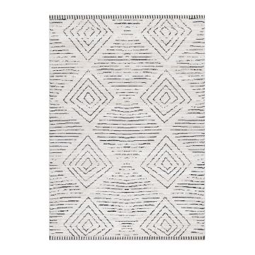 Taznaxt Aich alfombra pelo corto corredor 80x250cm crema