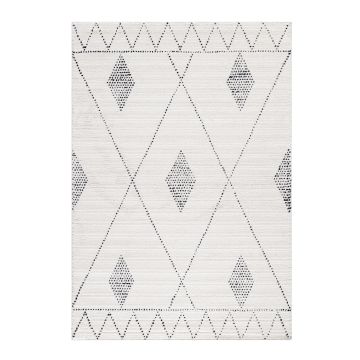 Taznaxt Manipu alfombra pelo corto corredor 80x250cm crema