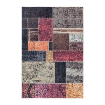 Fiesta Empire antideslizante alfombra tejida plana corredor 80x250cm multicolor