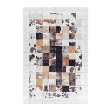 Fiesta Lapwerk antideslizante alfombra tejida plana corredor 80x250cm blanco