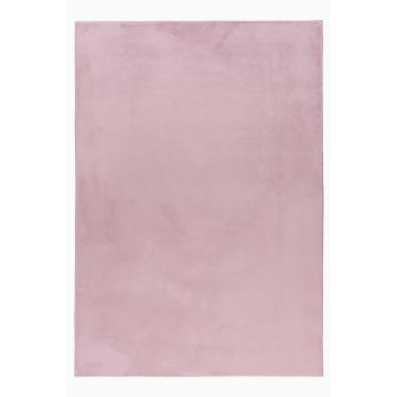Pouffy alfombra fluffy esponjoso pelo largo corredor 80x150cm rosa