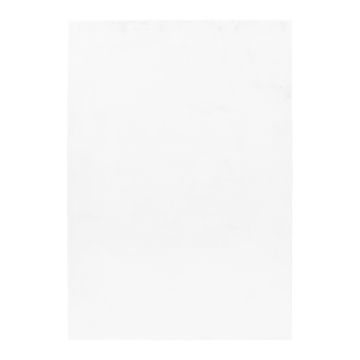 Pouffy alfombra fluffy esponjoso pelo largo corredor 80x150cm blanco