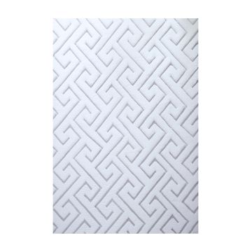 Vision Plux 3D alfombra pelo corto rectangular 120x170cm plata