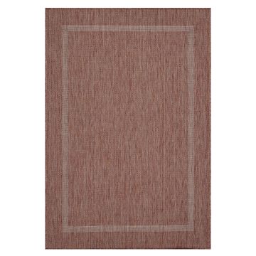 Relax Tranqua alfombra interior/exterior corredor 80x150cm rojo